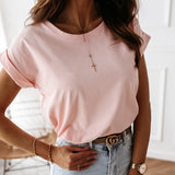 Sexy Off Shoulder Solid Color Blouse Women Shirts 2020 New Summer Short Sleeve Tops Casual Loose Halter Backless Ladies Blouses