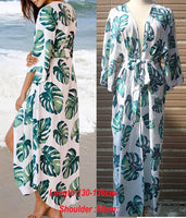 Cotton Beach Cover up Print Bathing suit cover up Swimwear Women Summer Dress Kaftan Robe de Plage Saida de Praia Tunics Pareo