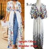 Cotton Beach Cover up Print Bathing suit cover up Swimwear Women Summer Dress Kaftan Robe de Plage Saida de Praia Tunics Pareo