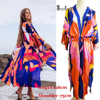 Cotton Beach Cover up Print Bathing suit cover up Swimwear Women Summer Dress Kaftan Robe de Plage Saida de Praia Tunics Pareo