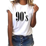 Short-Sleeved O-Neck Summer Top Short Sleeve Funny T Shirts Women Ulzzang Harajuku Tees Vogue Leaf Print Tshirt