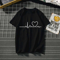 Women's t-shirt Harajuku love t shirt women feminina ladies Than heart ulzzang graphic t shirts women 2019 summer femme clothes